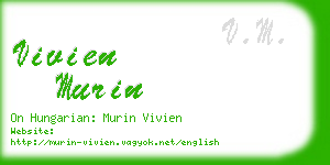 vivien murin business card